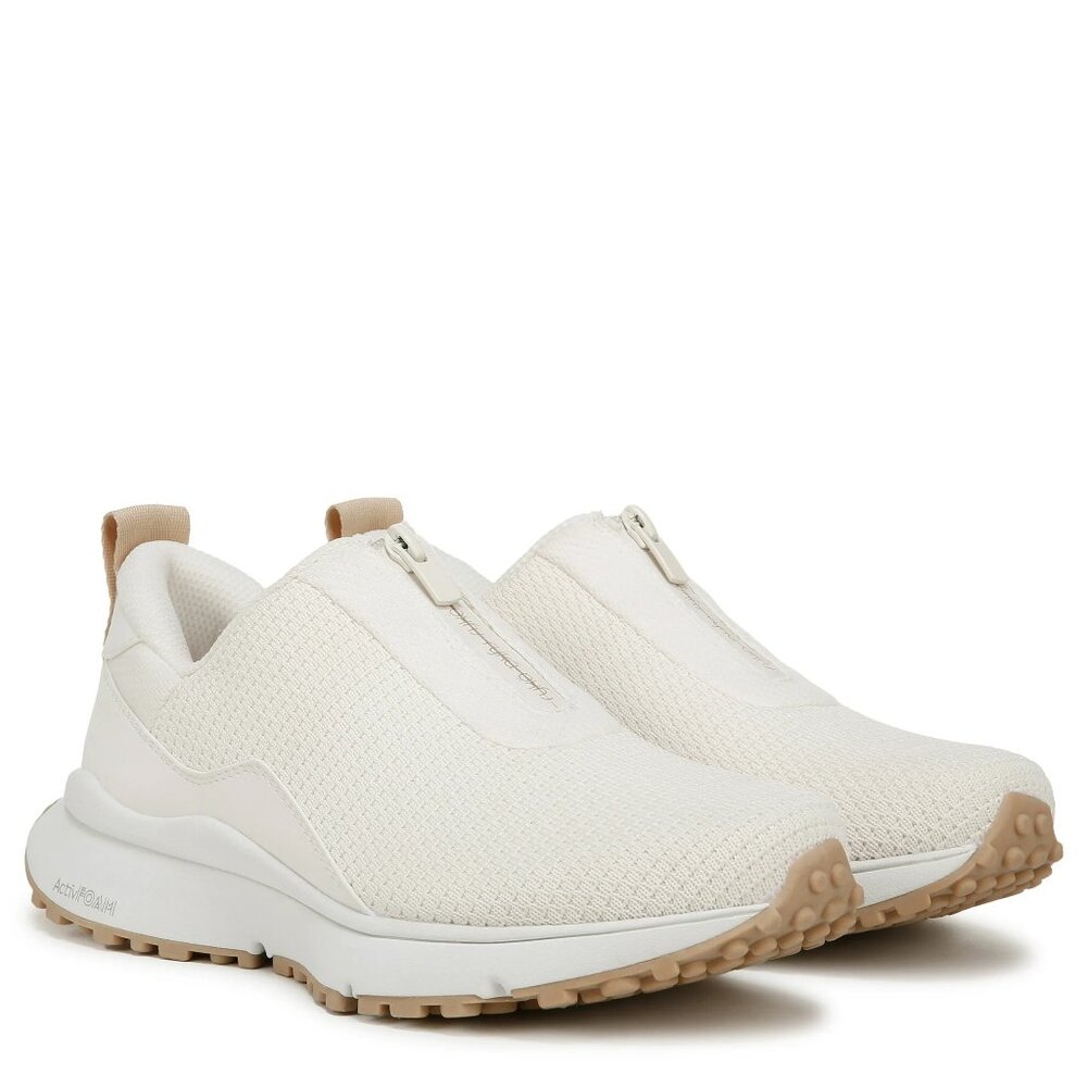 NWT Ryka Women's Jumpstart Zip Up Trail Sneaker White Size 10 M $100 RY1901